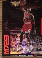 1998 Upper Deck Encore MJ23 #M12 Michael Jordan Gold F/X Basketball Card