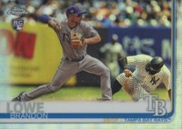 2019 Topps Chrome #151 Brandon Lowe Refractor Baseball Card