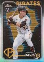2024 Topps Chrome #260 Henry Davis Lightboard Logo Baseball Card