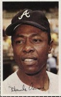 1971 Dell Today's Team Stamps # Hank Aaron Baseball Card