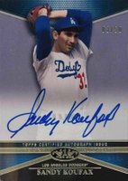 2012 Topps Tier One Top Tier Autographs #TTASK Sandy Koufax Baseball Card
