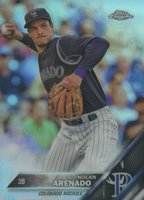 2016 Topps Chrome #9 Nolan Arenado Refractor Baseball Card