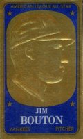 1965 Topps Embossed #25 Jim Bouton Baseball Card
