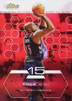 2002 Finest #58 Vince Carter Refractor Basketball Card