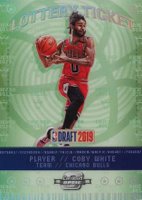2019 Panini Contenders Optic Lottery Ticket #7 Coby White Basketball Card