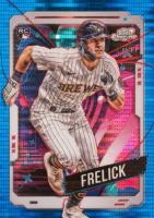 2024 Topps Chrome Cosmic #3 Sal Frelick Blue Moon Refractor Baseball Card