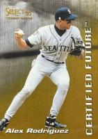 1995 Select Certified Future #10 Alex Rodriguez Baseball Card