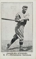 1921 Herpolsheimer's (1921) # Casey Stengel Batting Baseball Card