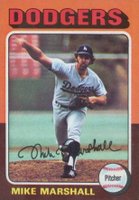 1975 Topps Mini #330 Mike G. Marshall Baseball Card