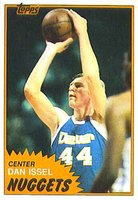 1981 Topps #11 Dan Issel Basketball Card