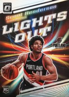 2023 Panini Donruss Optic Lights Out #14 Scoot Henderson Holo Basketball Card