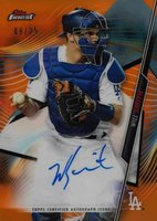 2020 Finest Autographs #FAWS Will Smith Orange Refractor Baseball Card