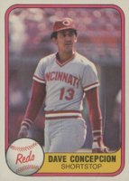 1981 Fleer #197 Dave Concepcion Baseball Card