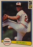 1982 Donruss #231 Jim Palmer Baseball Card