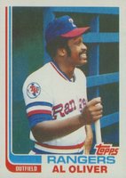1982 Topps #590 Al Oliver Blackless Baseball Card