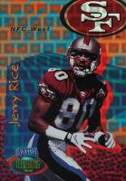 1996 Playoff Illusions #110 Jerry Rice Spectralusion Elite Football Card