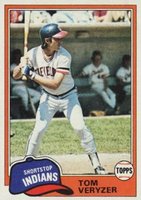 1981 Topps #39 Tom Veryzer Baseball Card