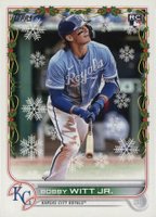 2022 Topps Holiday #HW150 Bobby Witt Jr. Baseball Card