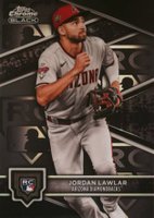 2024 Topps Chrome Black #3 Jordan Lawlar Variation Baseball Card