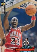 1994 Collector's Choice International #402 Michael Jordan Spanish-Gold Signature Basketball Card