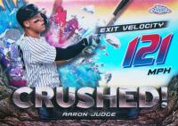 2024 Topps Chrome Update Crushed #CR2 Aaron Judge Baseball Card