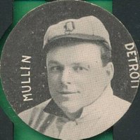 1909 Colgan's Chips Stars of the Diamond # George Mullin Name Correct Baseball Card