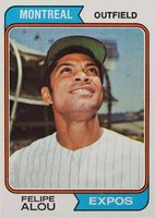1974 Topps #485 Felipe Alou Baseball Card