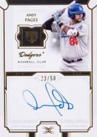 2024 Topps Definitive Collection Definitive Rookie Autographs #AP Andy Pages Baseball Card