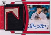 2020 Panini National Treasures #190 Zac Gallen Material Signature Baseball Card