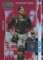 2003 Leaf Certified Materials #117 Mike Piazza Mirror Red Baseball Card