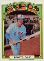 1972 Topps #254 Boots Day Baseball Card