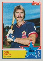 1983 Topps #387 Bob Grich Baseball Card