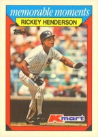 1988 K-Mart #13 Rickey Henderson Baseball Card