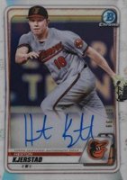 2020 Bowman Draft #BDC122 Heston Kjerstad SP-Autograph-Chrome Baseball Card