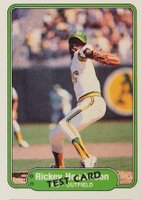 1982 Fleer Test Cards # Rickey Henderson/Mike Norris Baseball Card