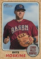 2017 Topps Heritage Minor League #164 Rhys Hoskins Baseball Card
