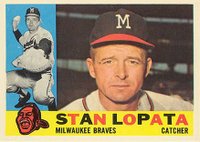 1960 Topps #515 Stan Lopata Baseball Card