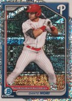 2024 Bowman Draft #BDC16 Dante Nori Chrome-Sparkle Refractor Baseball Card