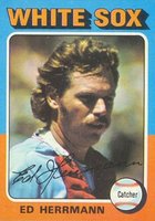 1975 Topps #219 Ed Herrmann Baseball Card