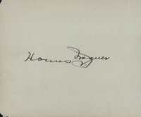 1999 Hall of Fame Autographs # Honus Wagner Album Page Baseball Card