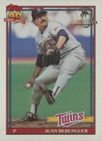 1991 Topps Desert Shield #449 Juan Berenguer Baseball Card