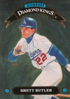 1992 Donruss Diamond Kings #DK-18 Brett Butler Baseball Card