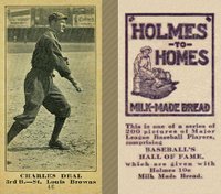 1916 Holmes for Homes Bread #46 Charles Deal Baseball Card