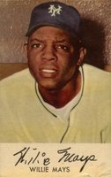 1953 Briggs Meats # Willie Mays Baseball Card