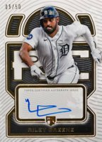 2023 Topps Definitive Collection Definitive Rookie Autographs #DRARG2 Riley Greene Baseball Card