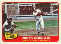 1965 Topps #135 World Series Game #4 Boyer's Grand-Slam Baseball Card