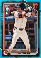 2024 Bowman Draft #BD40 James Tibbs III Sky Blue Baseball Card