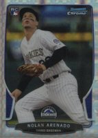 2013 Bowman Chrome #24 Nolan Arenado Xfractor Baseball Card
