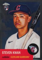 2022 Topps Chrome Platinum Anniversary #65 Steven Kwan Baseball Card