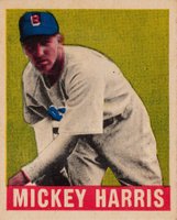 1948 Leaf #27 Mickey Harris Baseball Card